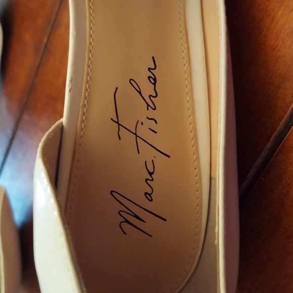 MARC FISHER | JOEY | PEEP TOE HEELS | SIZE 8.5 - Picture 7 of 8